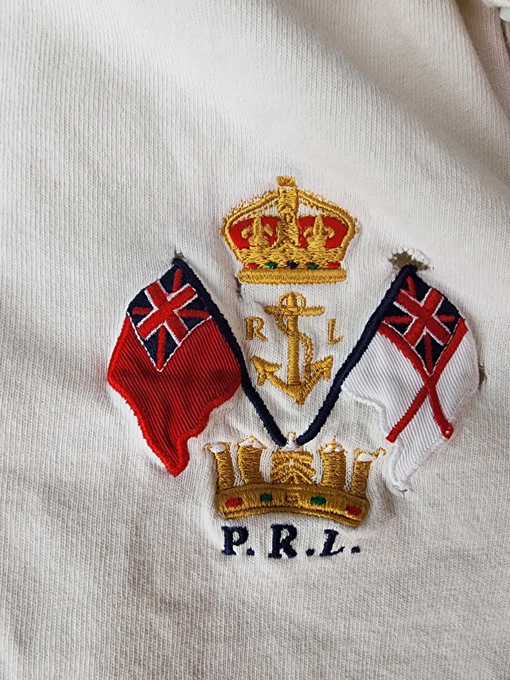 Polo Ralph Lauren Graphic Crest Rugby Shirt size Men's L